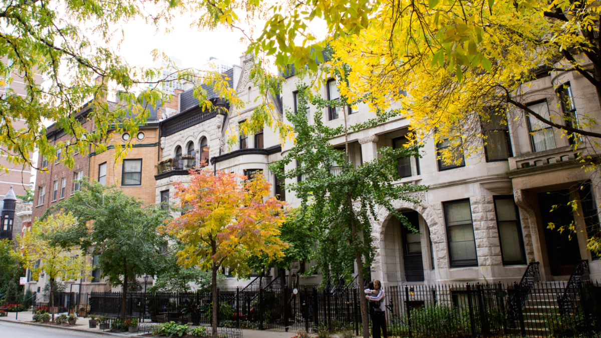 The Astor Street District historic mansions in the Gold Coast