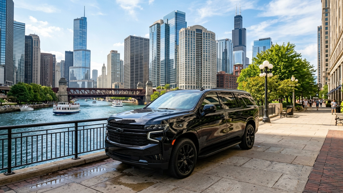 Chevrolet Suburban riverfront