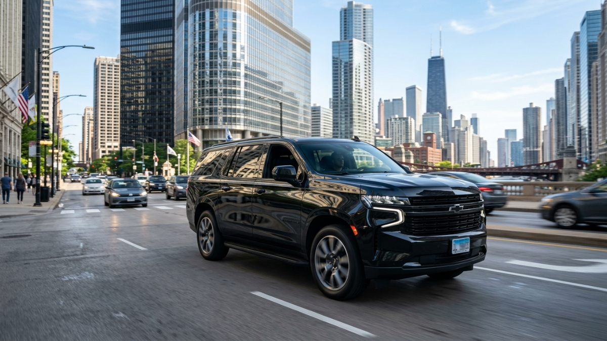 Chevrolet Suburban downtown Chicago