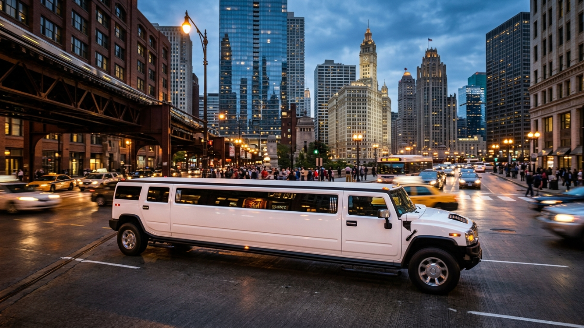 Stretch Hummer limo Chicago