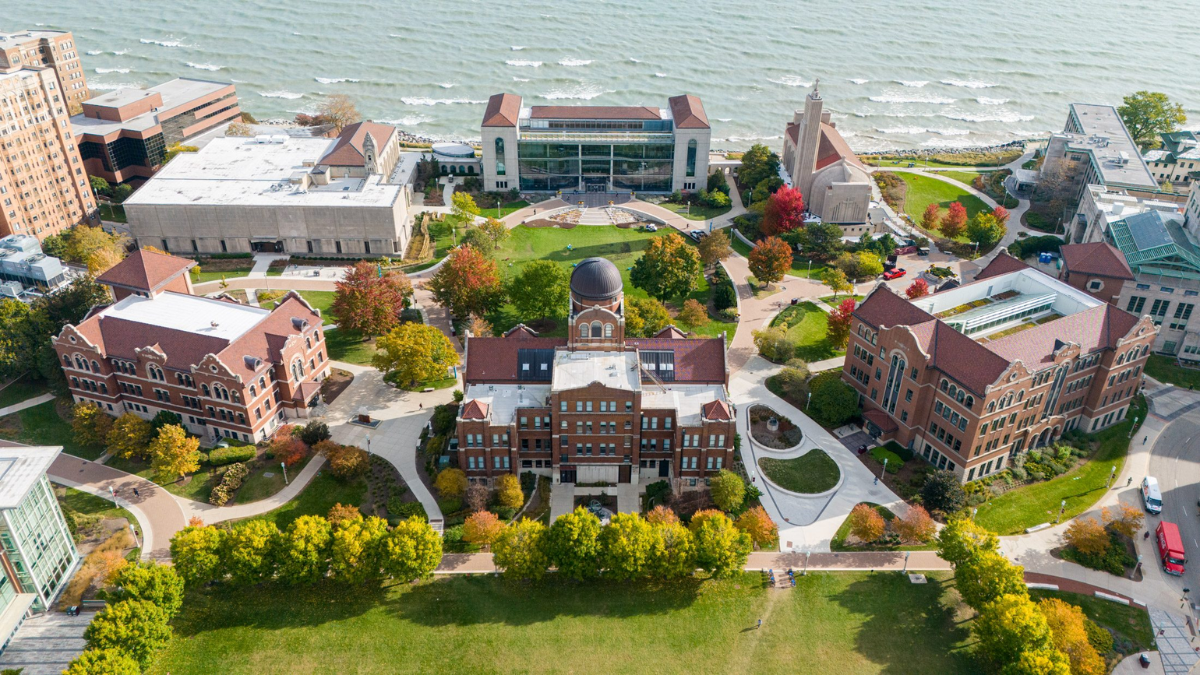 Loyola University and the Rogers Park lakefront