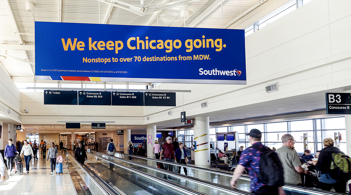 Midway International Airport in Chicago served by Limo Service Chicago