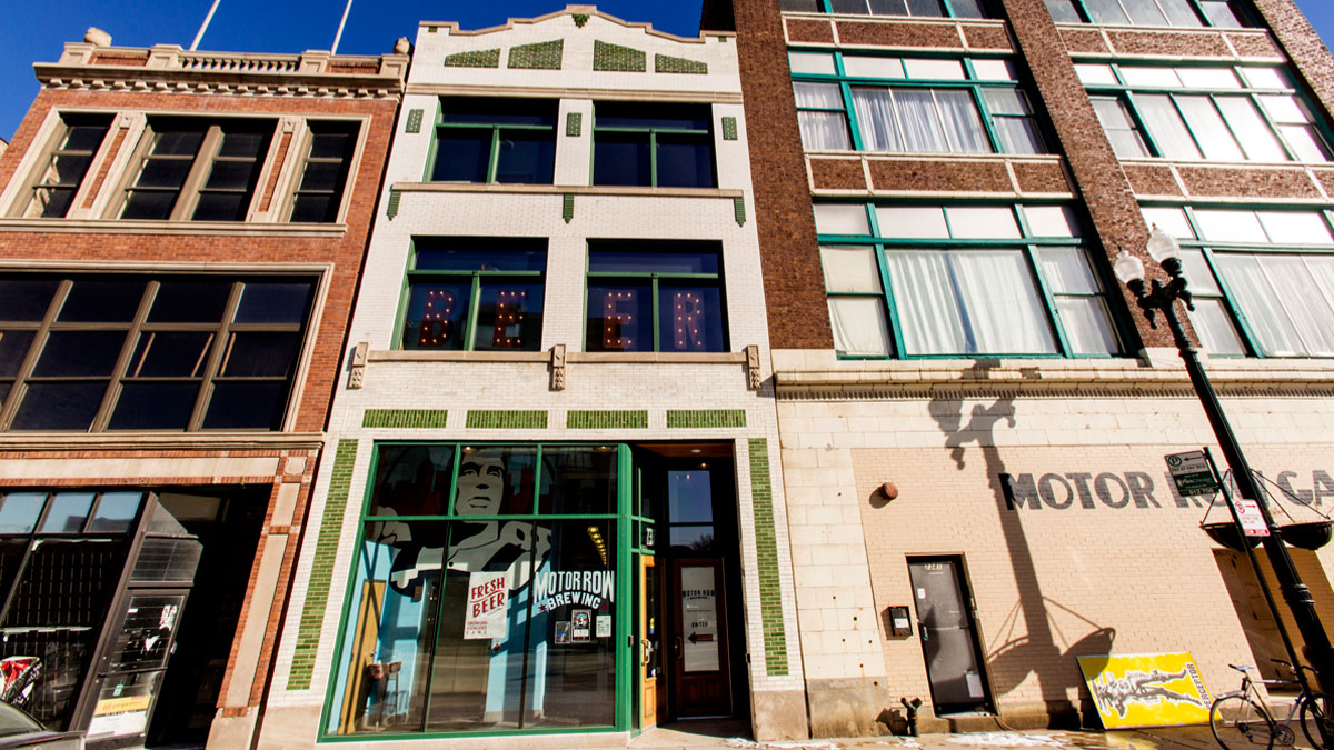 The historic Motor Row District in the South Loop