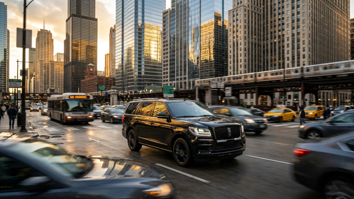 2026 Lincoln Navigator limo in Chicago