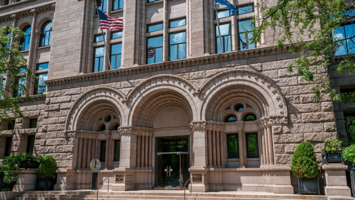 The Newberry Library on Washington Square in the Gold Coast