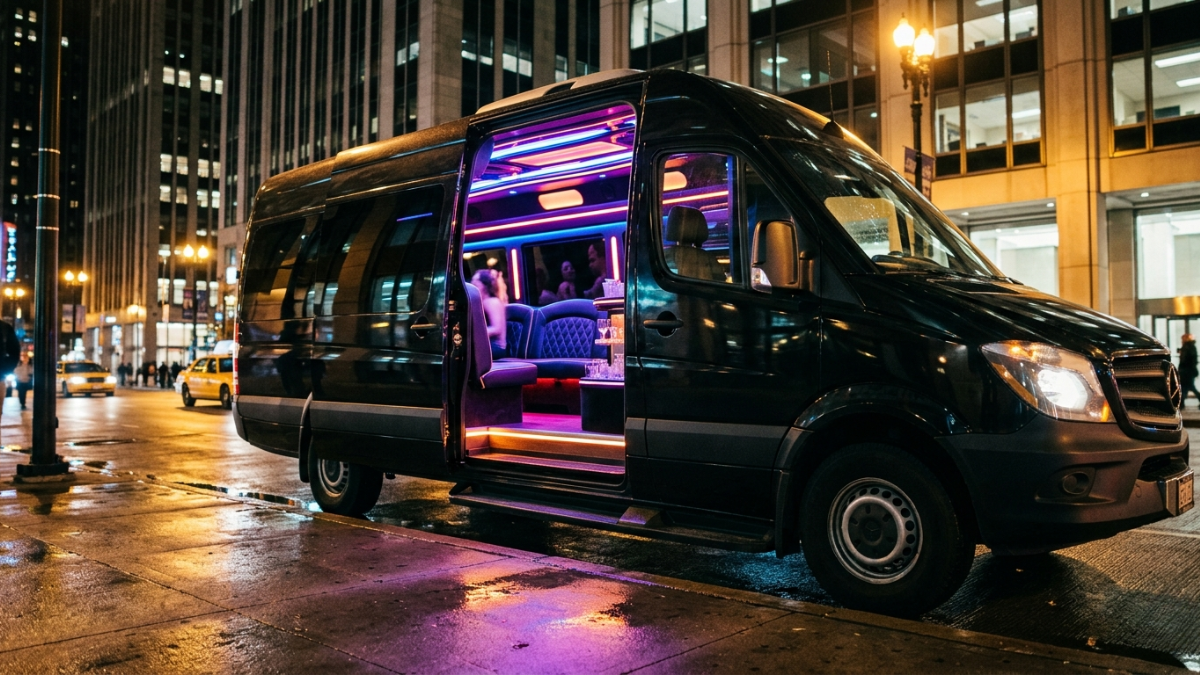 Sprinter party bus rental Chicago