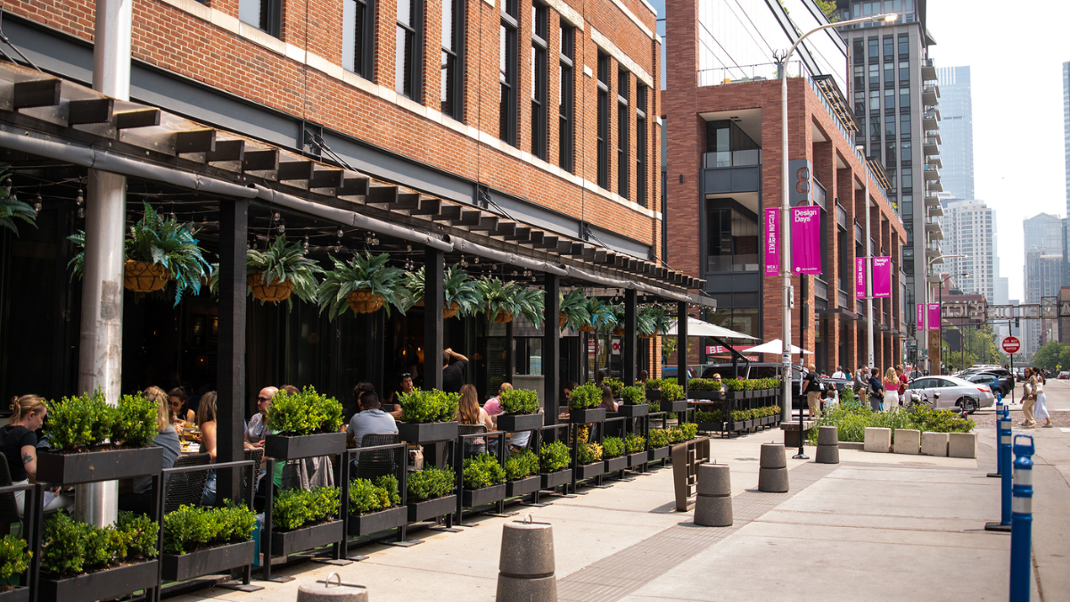 Restaurant Row in Fulton Market