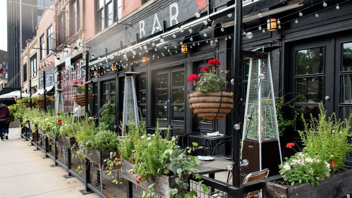 Restaurant Row on Randolph Street in the West Loop