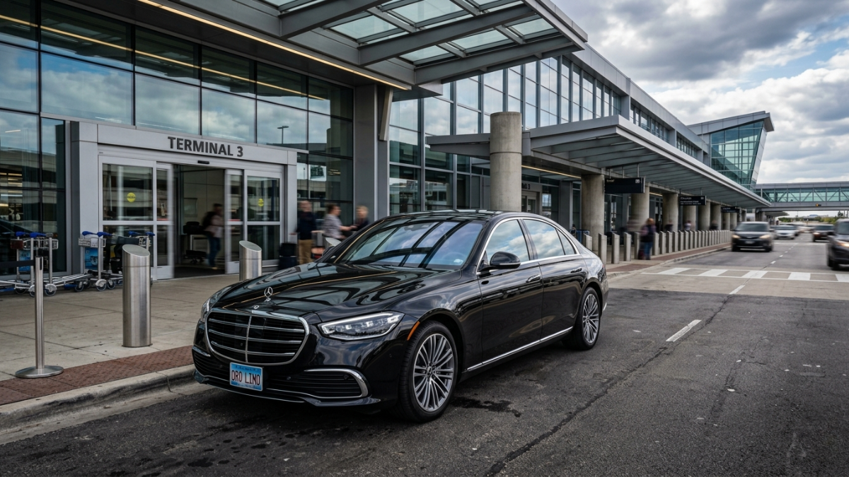 Mercedes-Benz S-Class at O'Hare