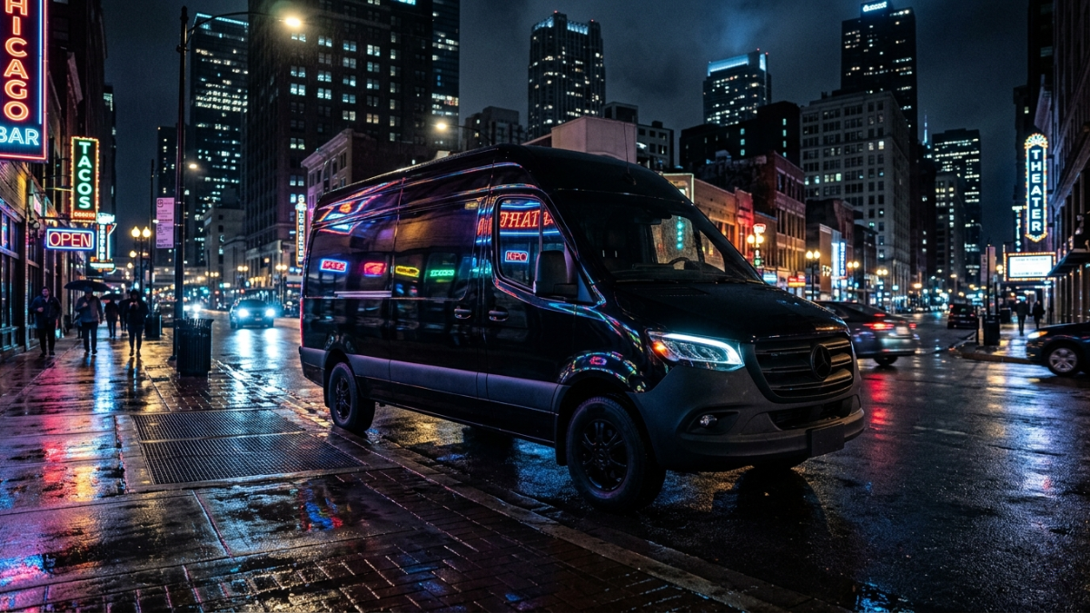 Mercedes Sprinter van exterior
