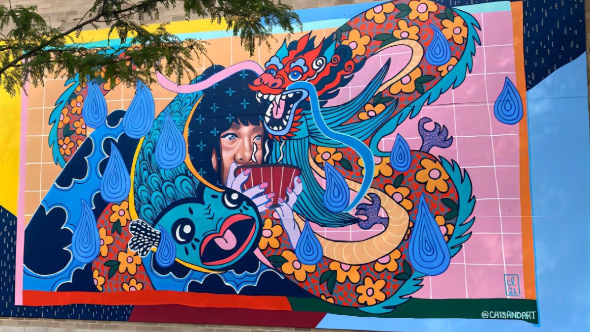 Street art and murals in Wicker Park