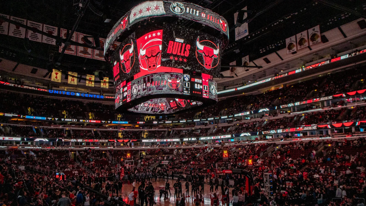 The United Center near the West Loop